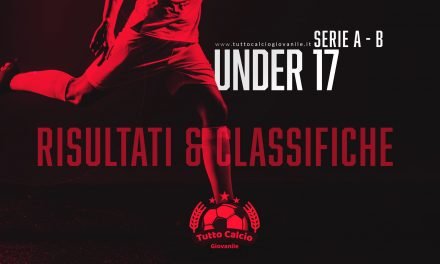 UNDER 17 A / B – Risultati e classifiche della 24a giornata