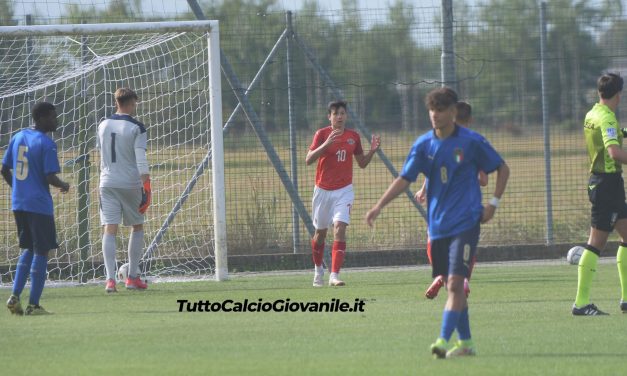 ITALIA-INGHILTERRA (Under 16): stavolta gli azzurrini subiscono 3 gol…