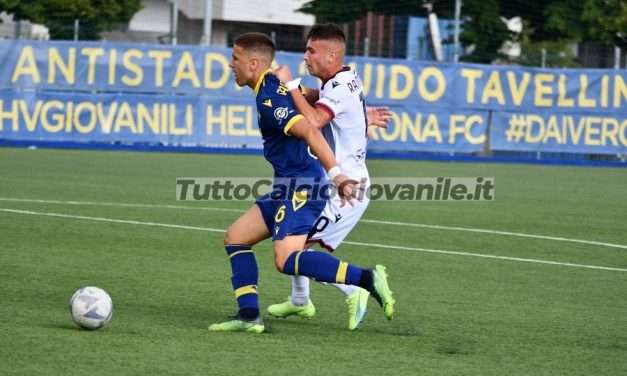 BOLOGNA-VERONA (Under 18) – Distinta, risultato e marcatori