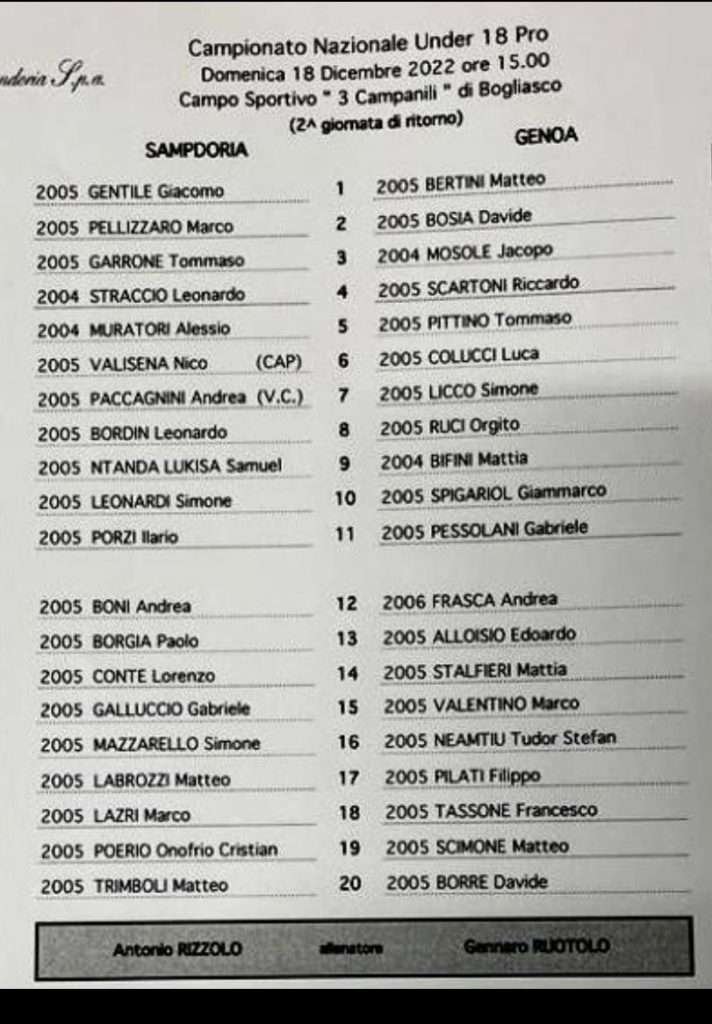 sampdoria