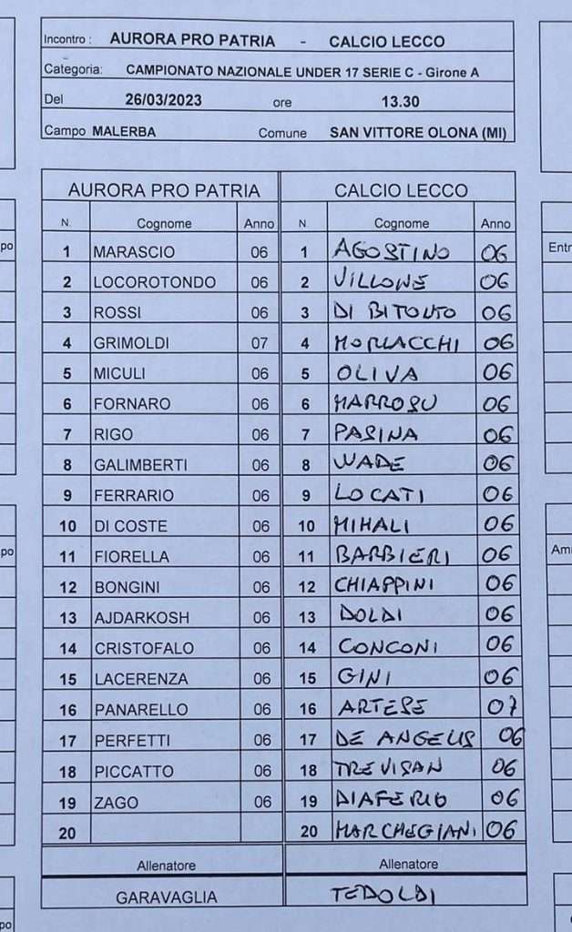 under 17