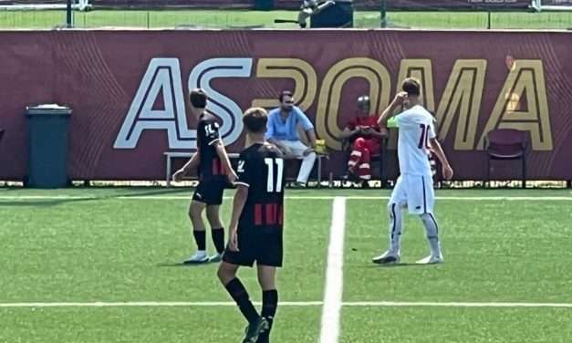 ROMA-MILAN (U16) – 1 gol per tempo ed è festa GIALLOROSSA
