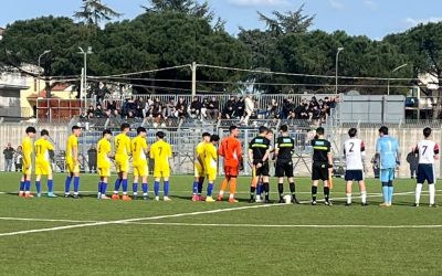 CERIGNOLA-BENEVENTO (U15) – Esultano i giallorossi di mister Festa