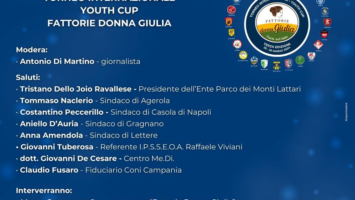 “FATTORIE DONNA GIULIA” – Novità sulla 3^ edizione (Torneo U15)