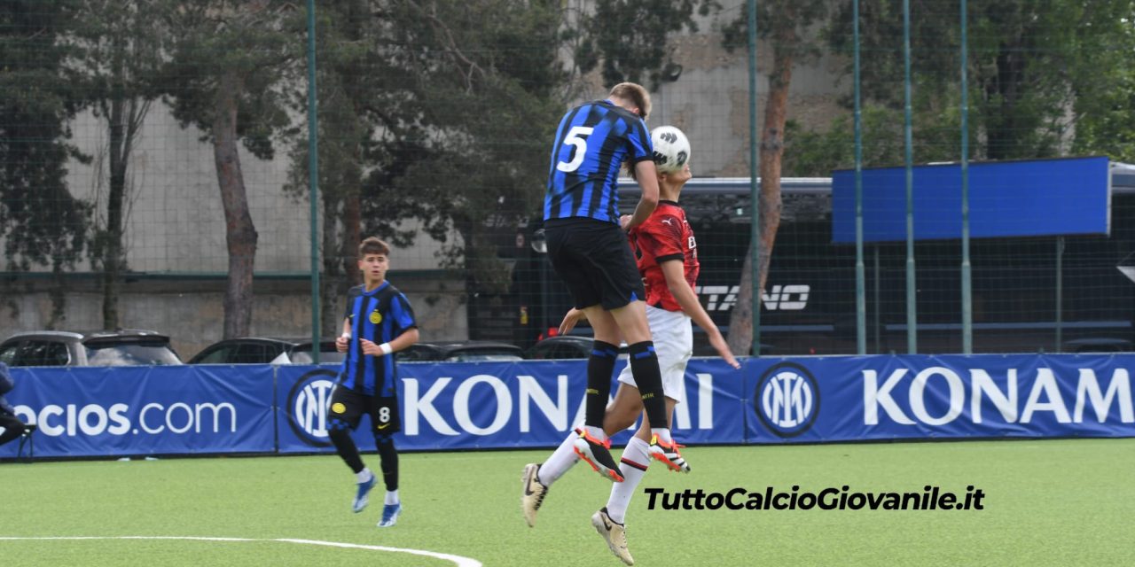 MILAN-INTER (U18 DISTINTA): D’Agostino risponde a capitan Batistini