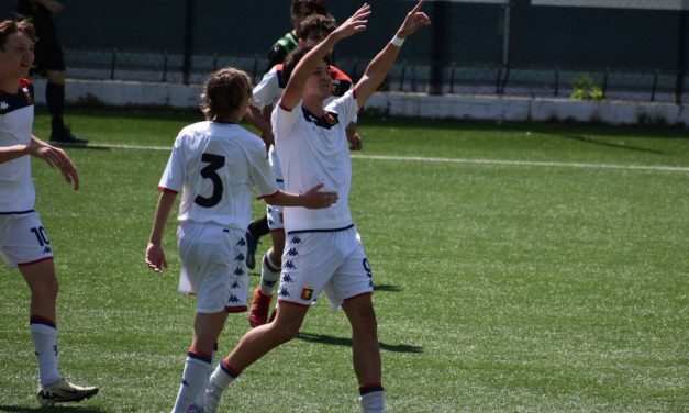 UNDER 15 – Il Genoa liquida il Sassuolo nel 1^tempo