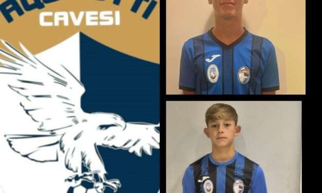 ATALANTA – Due giovani degli “Aquilotti Cavesi” a Zingonia
