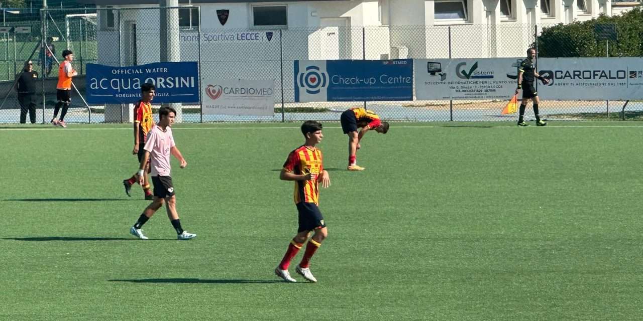 Lecce-Palermo – U15: esultano i rosanero! U16: segno X al “Kick Off”