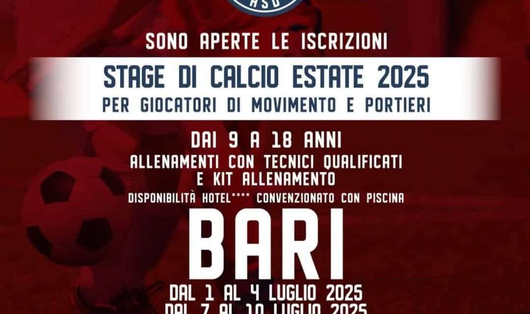“PLAYER ACADEMY” – Tutto pronto per gli stage di Bari, ecco tutte le NEWS!