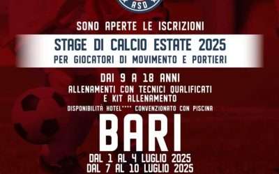 “PLAYER ACADEMY” – Tutto pronto per gli stage di Bari, ecco tutte le NEWS!